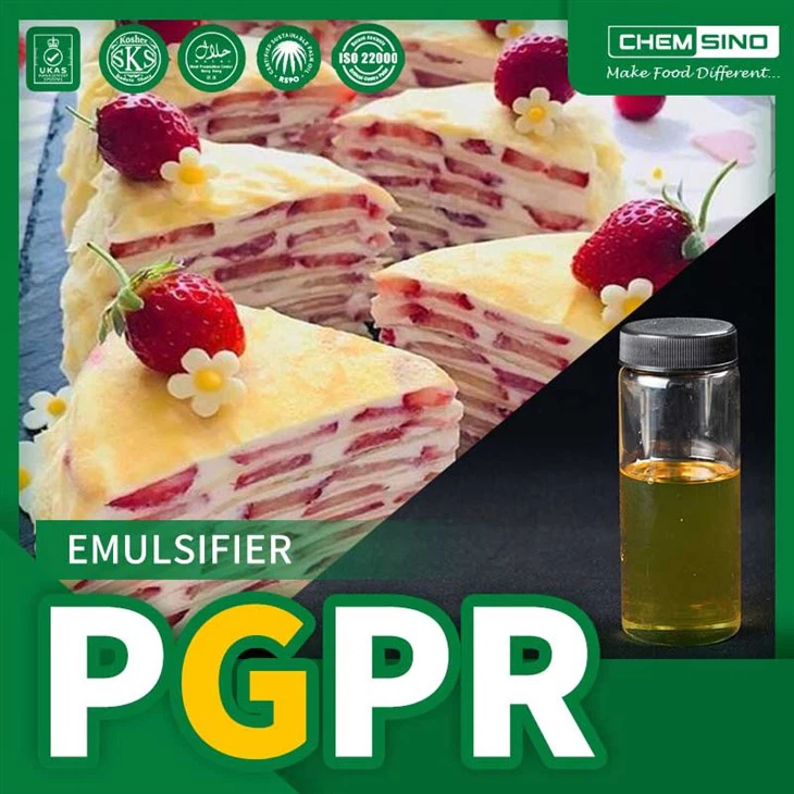 E476 Pengemulsi Bentuk Cecair PGPR Digunakan Dalam Coklat