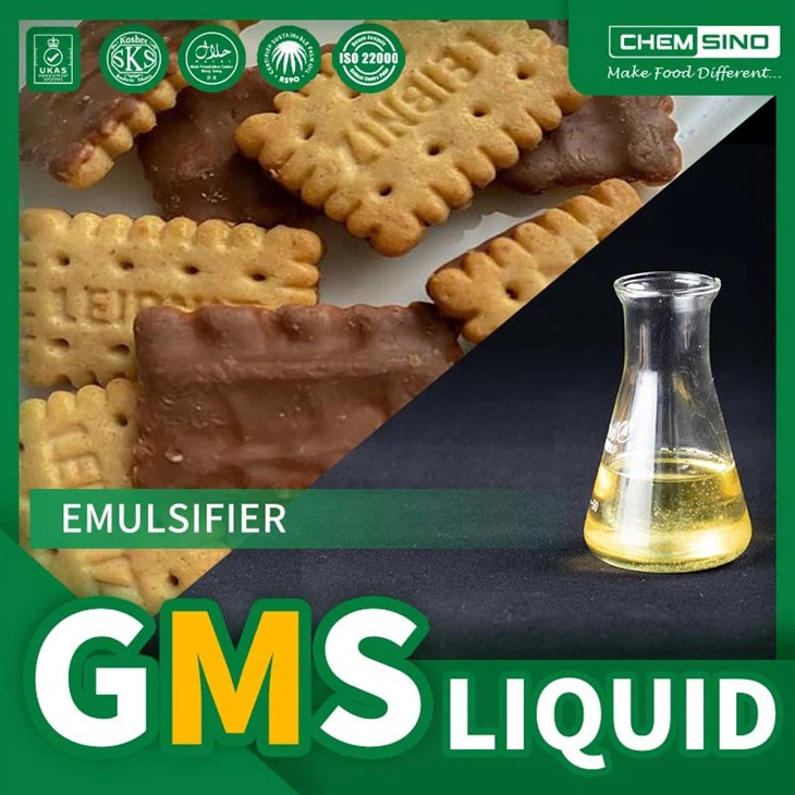 Industri Makanan DMG Cecair Distilled Monoglyceride No. CAS 26545-74-4